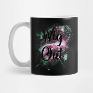 Wig Out Funny 80s Design Mug